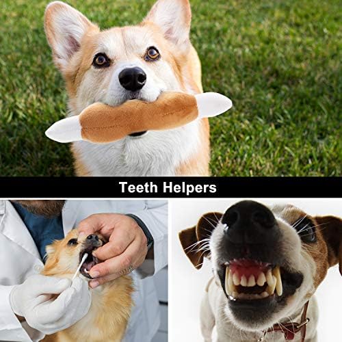 Nocciola Dog Squeaky Toys, Plush Small Dog Toys for Dogs, Stuffed with Squeakers,12 pcs Puppy Toys with a Carrying Bag for Small Medium Size - Image 3