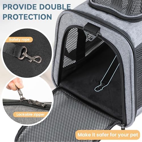 PETSFIT Large Cat Car Carrier,19 x 12 x 12 - Image 4