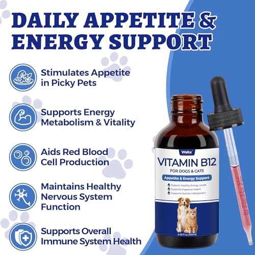Wellix 4.06 fl oz Vitamin B12 Liquid with Taurine for Dogs and Cats - Image 3