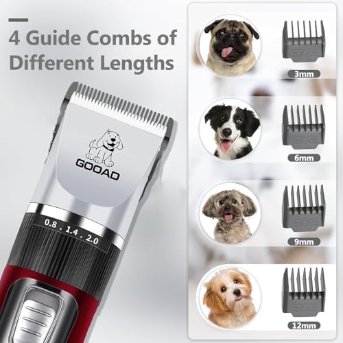 4 in 1 Dog Clippers Grooming Kit and Paw Trimmer for Thick Hair&Coats - Image 3