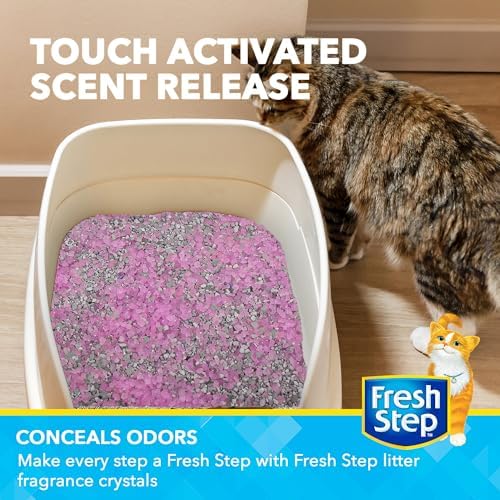 Fresh Step Sweet Blossom Cat Litter Deodorizing Crystals, 15 Oz - Image 3