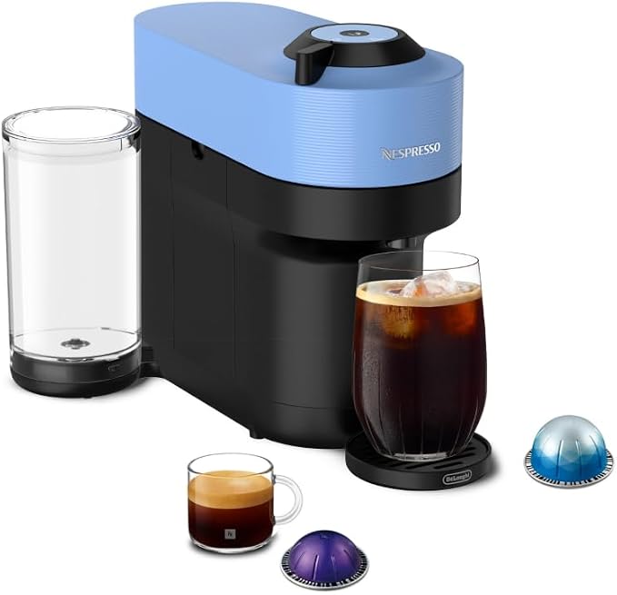 Nespresso Vertuo Pop+ Coffee and Espresso Machine by De'Longhi, Pacific Blue by Unknown