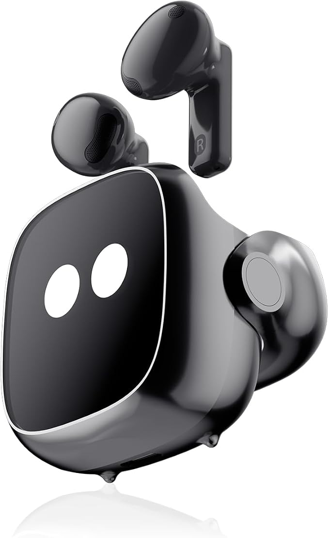 OSO AI Earbuds with ChatGPT & Claude Integration, Smart Wireless Bluetooth Ear Bud Recorder Meeting Assistant, Transcribe + Summarize in 102+ Languages for Work Call Home, Charging Pod w/Display by OsoSnacks