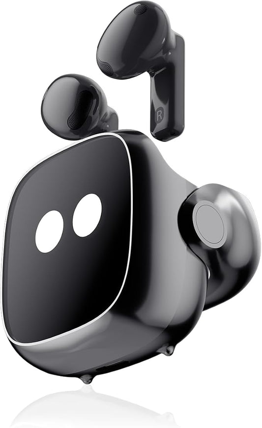 OSO AI Earbuds with ChatGPT & Claude Integration, Smart Wireless Bluetooth Ear Bud Recorder Meeting Assistant, Transcribe + Summarize in 102+ Languages for Work Call Home, Charging Pod w/Display by OsoSnacks