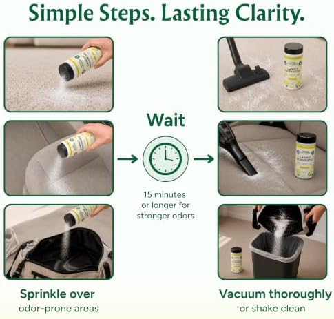 Good Natured Brand Carpet Deodorizer & Pet Odor Eliminator Powder, 16oz - Image 6
