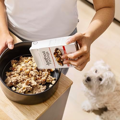JustFoodForDogs Pantry Fresh Wet Dog Food,Complete Meal or Dog Food Topper,Chicken & White Rice Human Grade-Dog-Food Recipe - 12.5 oz,(Pack of 24) - Image 5