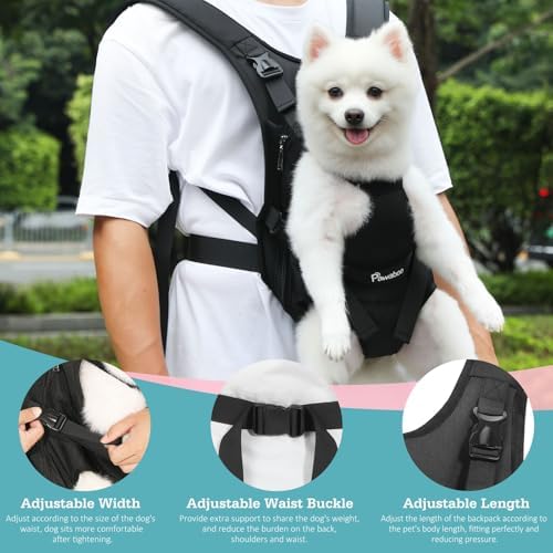 Pawaboo Pet Front Carrier Backpacks for Small Medium Dogs - Image 4