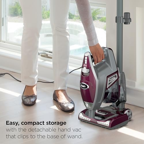 Shark Rocket Pet Plus Corded Stick Vacuum, Lightweight, Bordeaux, HV322 - Image 4