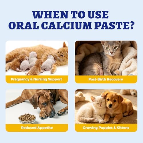 Wellix 60ml Oral Calcium Paste for Whelping Dogs & Cats, Chicken Flavor - Image 3