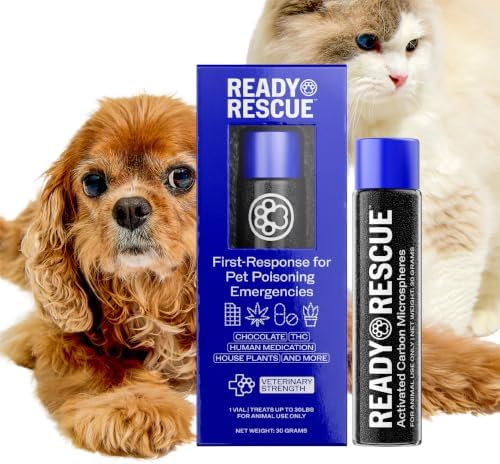 READYRESCUE Activated Charcoal for Dogs and Cats Clinically Studied 1Pack by READYRESCUE