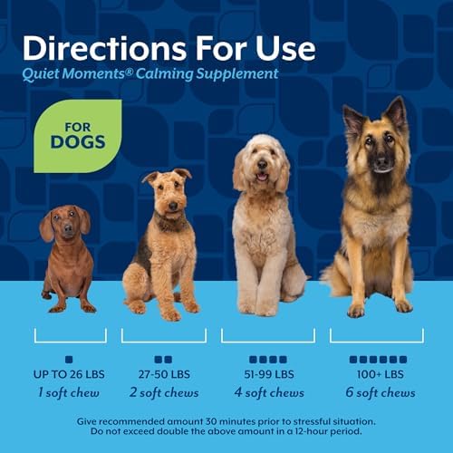 NaturVet Quiet Moments Calming with Melatonin Dog Supplement - 240 Count - Image 6