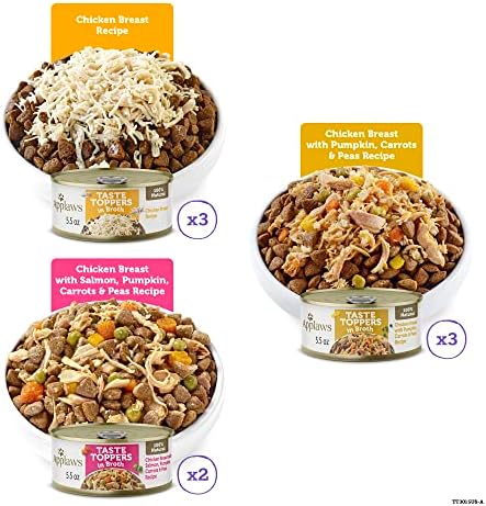 Applaws Taste Toppers Variety in Broth Wet Dog Food 8-Pack 5.5 oz Cans - Image 2