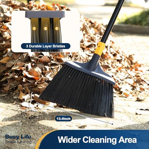 Yocada Heavy-Duty Broom Outdoor Commercial Broom 54Inch - Image 5