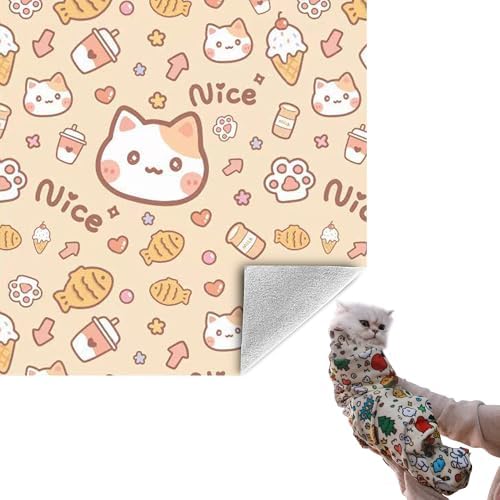 21.7" Cat Grooming Wrap Cat Wrap for Cutting Nails M(Within 6lbs) by CKNCY