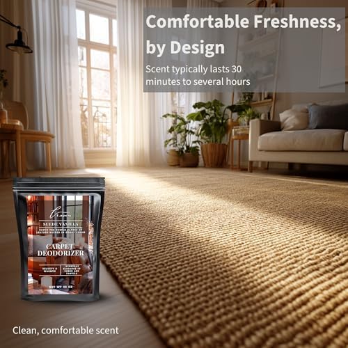 Lapew Suede Vanilla Carpet Deodorizer Powder - Pet Safe Freshener for Vacuuming | Scented Odor Eliminator for Home | 36 oz - Image 5