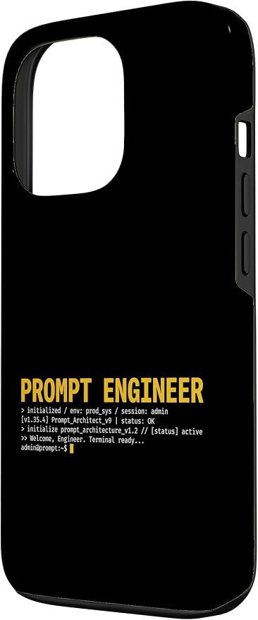 Prompt Engineer Terminal Screen AI Developer Software Coder Case for iPhone 13 Pro - Image 2