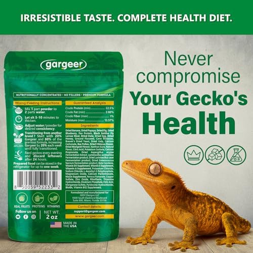 Gargeer 2oz Picky Geck Rainforest Mist - Crested Gecko Food. Made in USA - Image 2