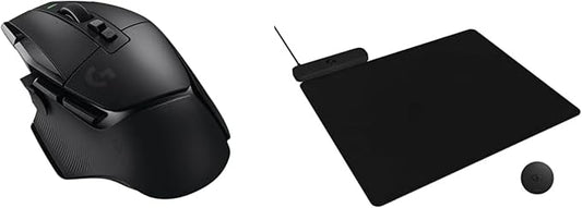 Logitech G502 X Lightspeed Wireless Gaming Mouse + Powerplay 2 Wireless Charging Mouse Pad Bundle - Black by Unknown
