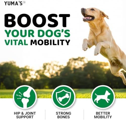 YUMA'S Glucosamine for Dogs - 240 Chews - Hip & Joint Supplement for Dogs - Image 6