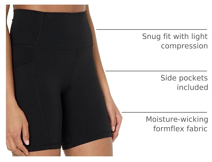 Amazon Essentials Women's Active FormFlex Buttery Soft High Waist Biker Shorts - Image 4