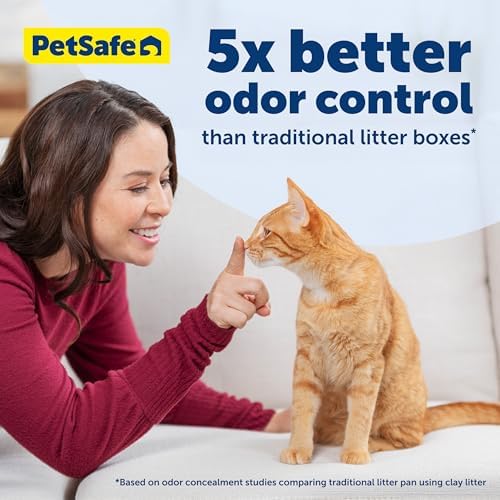 PetSafe ScoopFree Crystal Litter Tray Refills, Premium Blue Crystals, 6-Pack, Disposable Tray, Leak Protection & Low Tracking, for Cats - Image 2
