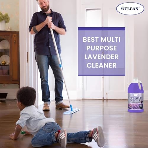 Multi Purpose Cleaner Pet Odor eliminator 64oz - Concentrate MAKES 32 GALLON - MADE IN USA- pH Neutral - Strong Floor Cleaner Odor eliminator - Stain Remover Cleaner & Deodorant (64 Fl Oz, Lavender) - Image 6