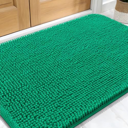 OLANLY Dog Door Mat for Muddy Paws 30x20, Super Absorbent Chenille Mud Mat by OLANLY