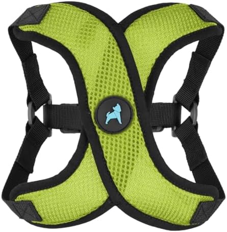 Gooby Comfort X Step-in Lite Harness, Choke-Free, Green, Medium by Gooby