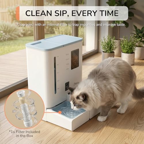 iPettie Camera Automatic Cat Feeder and Water Dispenser, 5G/2.4GHz WiFi - Image 6