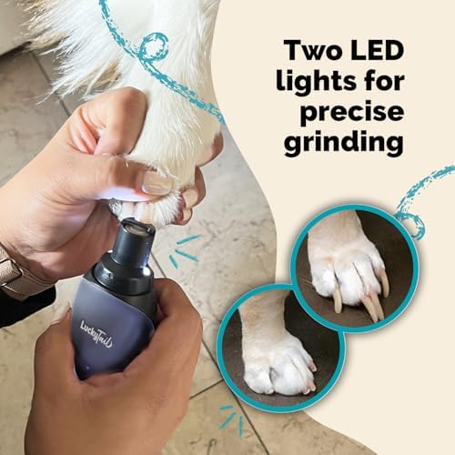 LuckyTail Dog Nail Grinder, Whisper-Quiet, Low-Vibration Trimmer with Light - Image 6