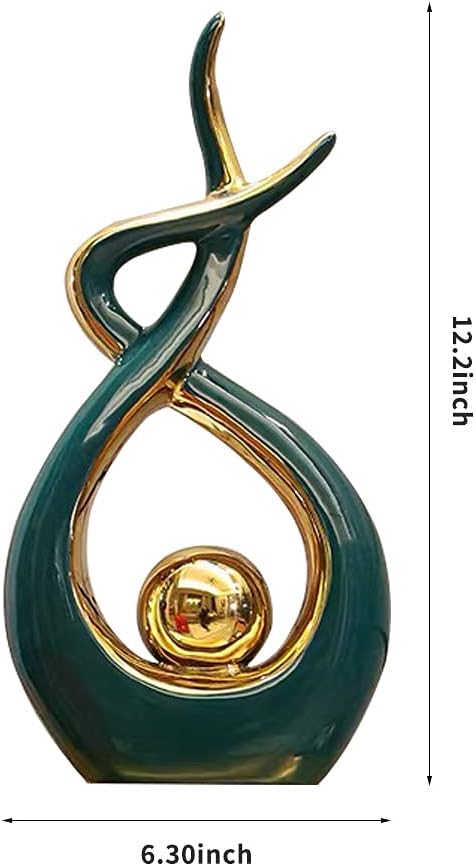 Norrclp Home Decor Modern Abstract Art Ceramic Statue Table Decorations for Dining Room Living Room Office Centerpiece - Image 6