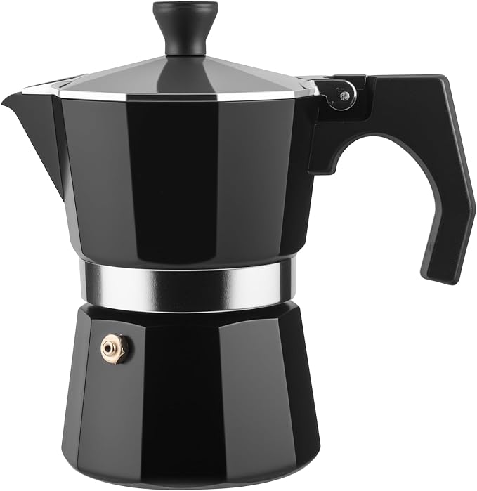 wedrink 3 Cup Stovetop Espresso Maker Aluminium Moka Pot Percolator (150ml) by WEDRINK