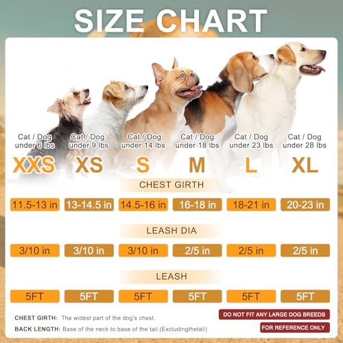 BEAUTYZOO Small Dog Harness and Leash Set, No Pull Puppy Vest- Beige, 2XS - Image 2
