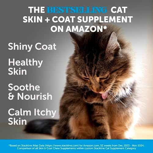 Pet Honesty Vet Backed Skin & Coat Cat Vitamins, Chicken, 90-Day Supply - Image 2
