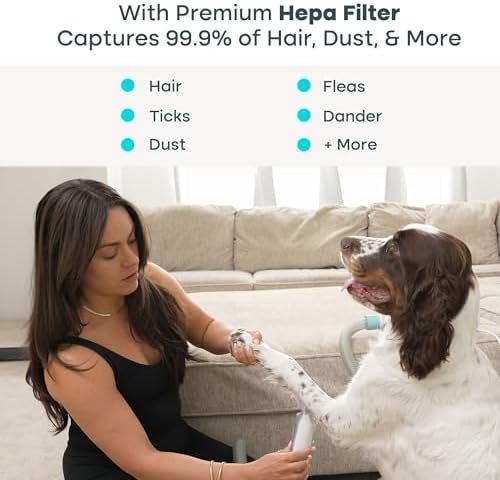 Uproot Clean Pet Grooming Vacuum for Dogs & Cats: 7-in-1, Quiet & Mess-Free - Image 4