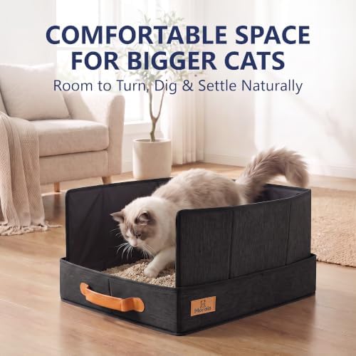 MORAIS Portable Travel Litter Box for Cats, 23"×15"×11" - Image 3