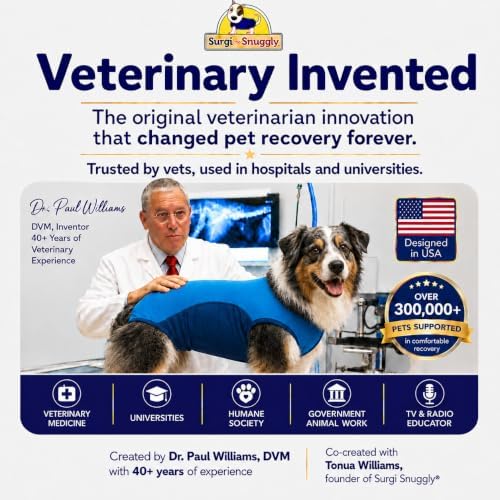 Surgi Snuggly Dog Surgery Recovery Suit, Cone Alternative, Spay/Neuter LL - Image 4
