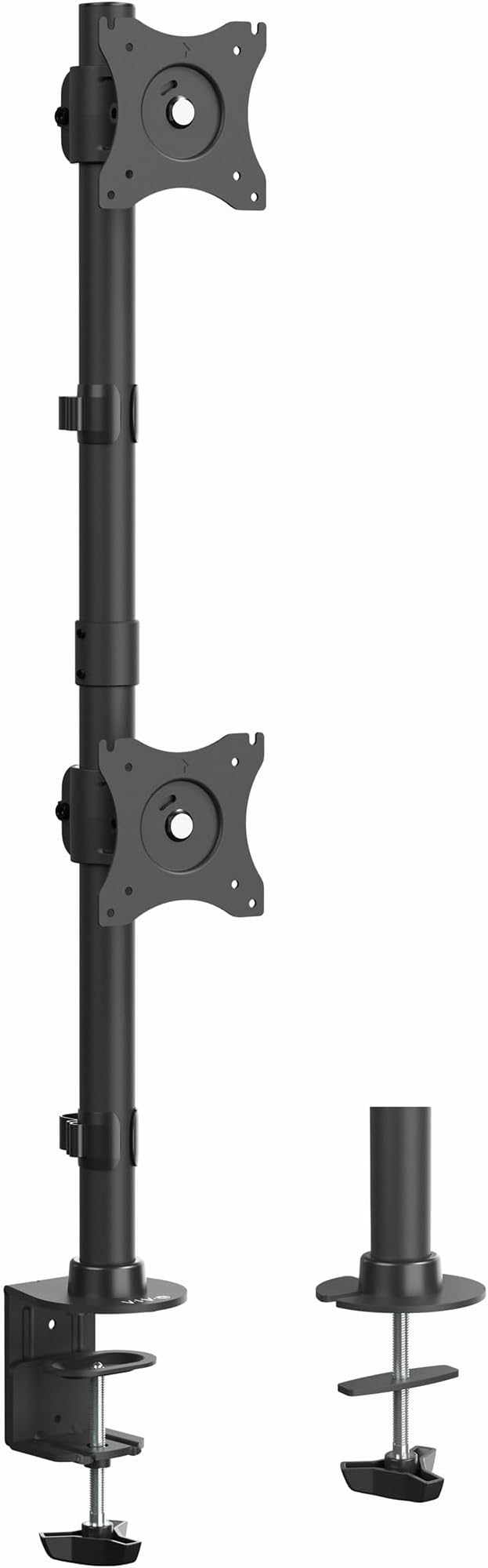 VIVO Dual Monitor Desk Mount Stand with Height Adjustment and VESA Plates for 2 LCD Ultrawide Screens up to 34 inches, Stacked Array, STAND-V002R by Unknown