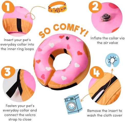 BENCMATE Inflatable Dog Cone Collar Alternative After Surgery XLarge - Image 4