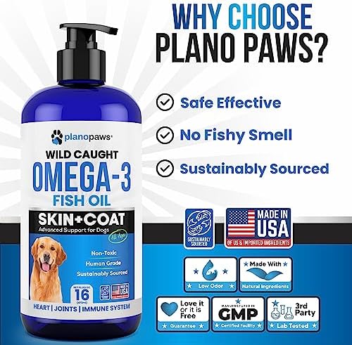 Omega 3 Fish Oil for Dogs - Supports Shedding and Itching, Skin and Coat - Image 3