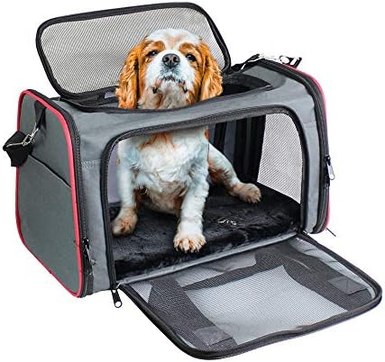 Soft-Sided Kennel Pet Carrier, Airline Approved Travel Handbag by GOOPAWS