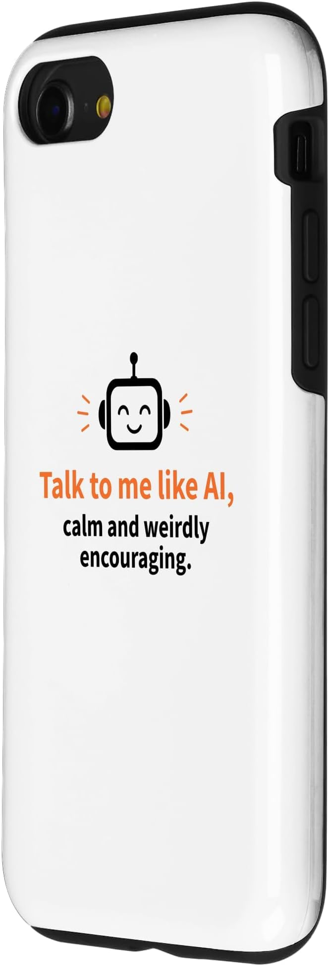 AI Robot Calm Encouraging Tech Support Case for iPhone SE (2020) / 7/8 - Image 2