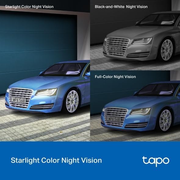 TP-Link Tapo 2K QHD Outdoor Pan/Tilt Wi-Fi Security Camera, 360° View, Motion Tracking, Color Night Vision, Free Person/Vehicle/Motion Detection, Cloud & SD Card Storage, 24/7 Recording, Tapo C520WS… - Image 8