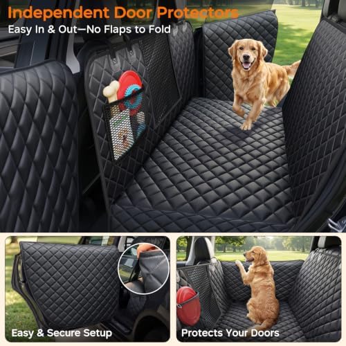 URPOWER Hard Bottom Dog Car Seat Cover, Back Seat Extender for Cars & SUVs - Image 2