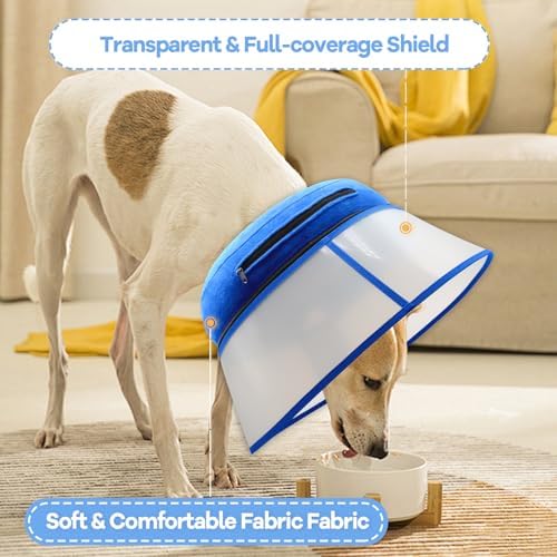 Inflatable Dog Cone Collar,Soft Elizabethan Anti-Lick Pet Recovery Collar - Image 6