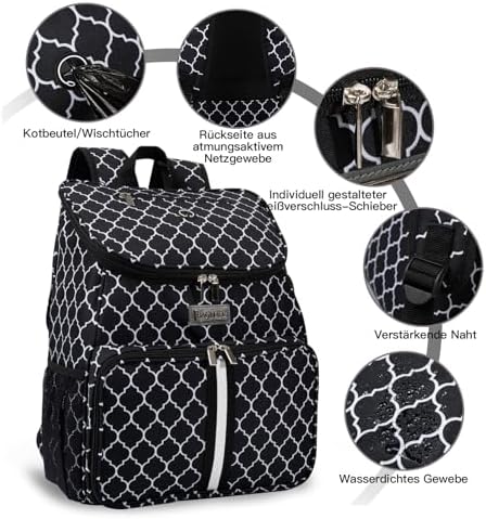 BAGLHER丨Dog Travel Bag, Airline Approved Pet Supplies Backpack, Dog Travel Backpack with 2 Silicone Collapsible Bowls and 2 Food Baskets - Image 5