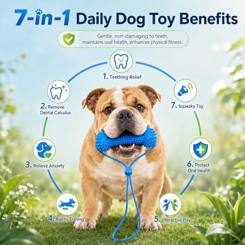 2Pcs Dual-Action Canine Dental Prop,Dog Toys Dual-Action Teeth Cleaning Mouth Prop,Dogs Chew Toys,Brushing Your Dog'S Teeth is Easier,Pet Oral Care for Small,Dog Mouth Opener for Medium and Large Dogs - Image 4