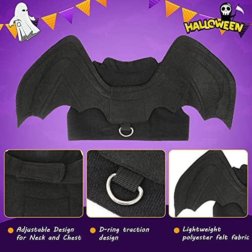 Rypet Dog Halloween Costume, Halloween Bat Wings for Dogs Cats, Medium - Image 4