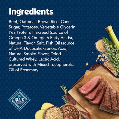 Blue Buffalo Bits Soft Dog Treats for Training, Made with Natural Ingredients & Enhanced with DHA, Beef Recipe, 19-oz Bag (Pack of 4) - Image 6