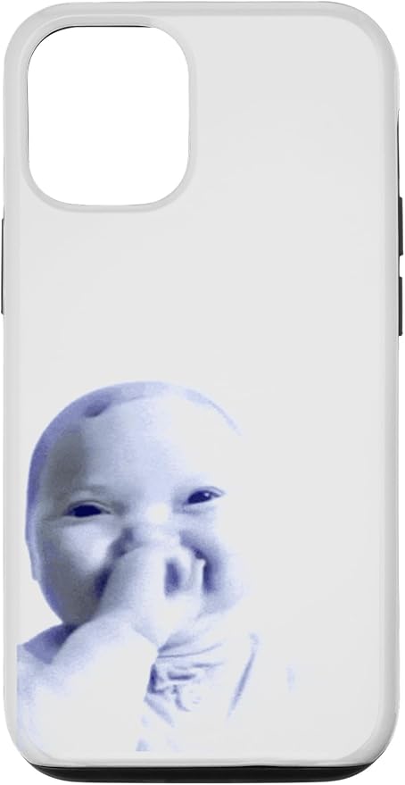 AI Baby Holding Laugh Meme Case for iPhone 12/12 Pro by Unknown